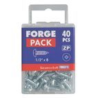 ForgeFix Self-Tapping Screws, Pozi, Pan Head, ZP additional 53