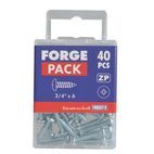 ForgeFix Self-Tapping Screws, Pozi, Pan Head, ZP additional 55