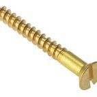 ForgeFix Wood Screws, Slotted, CSK, Brass additional 2