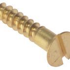 ForgeFix Wood Screws, Slotted, CSK, Brass additional 1