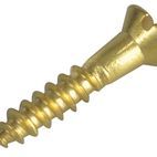 ForgeFix Wood Screws, Slotted, CSK, Brass additional 10