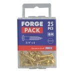 ForgeFix Wood Screws, Slotted, CSK, Brass additional 18