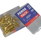 ForgeFix Wood Screws, Slotted, CSK, Brass additional 22