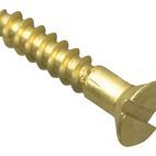ForgeFix Wood Screws, Slotted, CSK, Brass additional 5