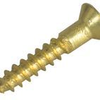 ForgeFix Wood Screws, Slotted, CSK, Brass additional 12