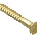 ForgeFix Wood Screws, Slotted, CSK, Brass additional 20
