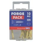 ForgeFix Wood Screws, Slotted, CSK, Brass additional 74