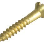 ForgeFix Wood Screws, Slotted, CSK, Brass additional 38