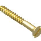 ForgeFix Wood Screws, Slotted, CSK, Brass additional 1