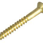 ForgeFix Wood Screws, Slotted, CSK, Brass additional 22