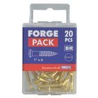 ForgeFix Wood Screws, Slotted, CSK, Brass additional 52