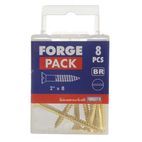 ForgeFix Wood Screws, Slotted, CSK, Brass additional 40