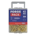 ForgeFix Wood Screws, Slotted, CSK, Brass additional 42