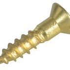 ForgeFix Wood Screws, Slotted, CSK, Brass additional 32