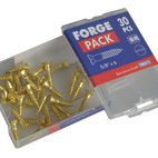 ForgeFix Wood Screws, Slotted, CSK, Brass additional 65