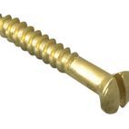 ForgeFix Wood Screws, Slotted, RAH, Brass additional 1