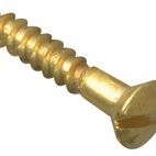 ForgeFix Wood Screws, Slotted, RAH, Brass additional 2