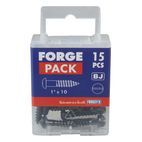 ForgeFix Wood Screws, Slotted, RH, Black additional 16