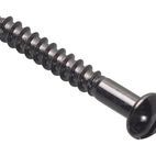 ForgeFix Wood Screws, Slotted, RH, Black additional 8
