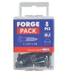 ForgeFix Wood Screws, Slotted, RH, Black additional 17