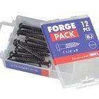 ForgeFix Wood Screws, Slotted, RH, Black additional 25