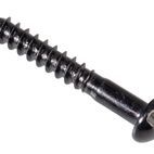 ForgeFix Wood Screws, Slotted, RH, Black additional 3