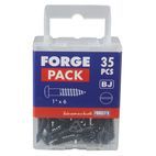ForgeFix Wood Screws, Slotted, RH, Black additional 14