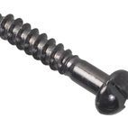 ForgeFix Wood Screws, Slotted, RH, Black additional 6