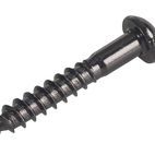 ForgeFix Wood Screws, Slotted, RH, Black additional 12