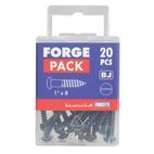ForgeFix Wood Screws, Slotted, RH, Black additional 19