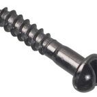 ForgeFix Wood Screws, Slotted, RH, Black additional 1