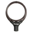 Master Lock Black Steel Rigid Combination Cable 0.9m x 12mm additional 1