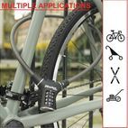 Master Lock Black Steel Rigid Combination Cable 0.9m x 12mm additional 4