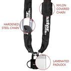 Master Lock Weather Tough 40mm Padlock &amp; Chain 90cm x 6mm additional 4