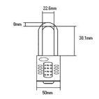 Squire CP Combination Padlock additional 11