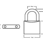 Squire Lion Brass Padlock additional 9