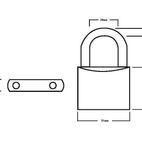 Squire Lion Brass Padlock additional 11