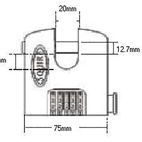 Squire Stronghold Re-Codable Padlock additional 4