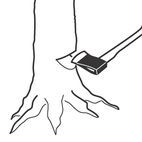 Bahco Felling Axe Ash Handle additional 4