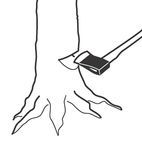 Bahco Felling Axe Fibreglass Handle FFSS 1.5-900FG 2.4kg additional 2