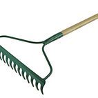 Faithfull Countryman Garden Rake 14 Flat Tines additional 1