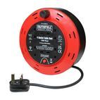 Faithfull Power Plus Cable Reel 240V 10A 4-Socket 10m additional 2