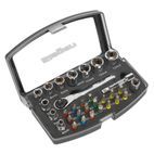 Sealey S01036 Socket &amp; Bit Set 31pc 1/4"Sq Drive additional 2