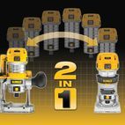 DEWALT D26204K Plunge &amp; Fixed Base Router additional 4
