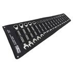 Sealey S01156 Combination Ratchet Spanner Set 17pc Metric additional 1