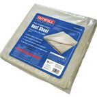 Faithfull Cotton Twill Polythene Backed Dust Sheet 3.6 x 2.8m additional 2