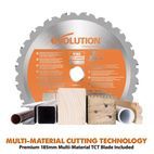Evolution R185CMS-Li EXT Compound Mitre Saw additional 3