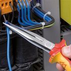 Knipex VDE Long Snipe Nose Side Cutting Pliers 200mm additional 3