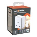 Link2Home Wi-Fi Plug-in Socket 13 amp additional 4