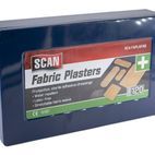 Scan Assorted Hypoallergenic Fabric Plasters 120 additional 1